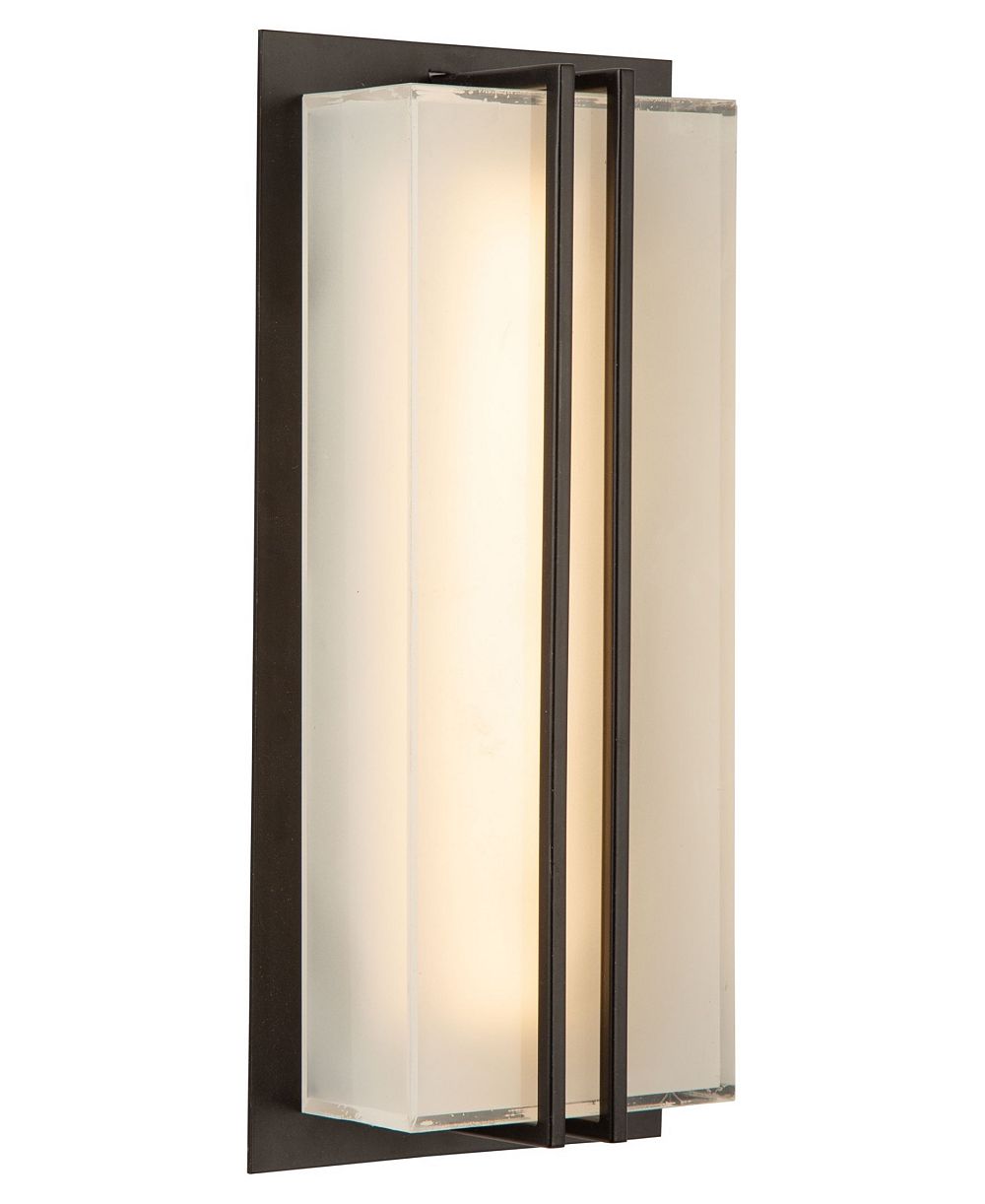 ARTCRAFT Lighting Sausalito 11.81" Metal Vertical Stripes LED Outdoor Wall Light