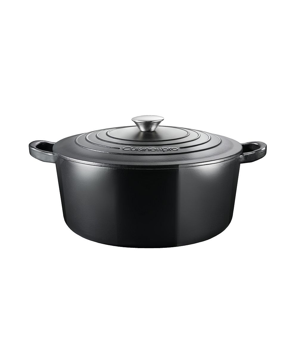 Cuisine::pro® Le Connoisseur Cast Iron 6.6-Quart Round French Oven