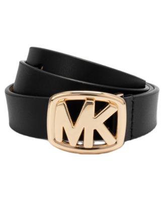 MICHAEL Michael Kors MK Buckle Leather Belt
