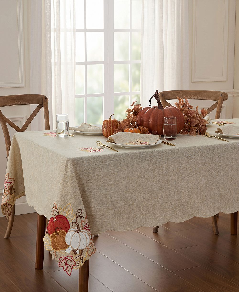 Прямоугольная скатерть Lenox «Сбор тыкв», 60 x 140 дюймов