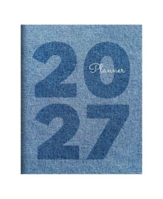 TF Publishing Paper Goods 2027 Denim Medium Monthly Planner