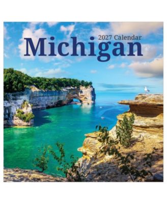 TF Publishing Paper Goods 2027 Michigan Wall Calendar