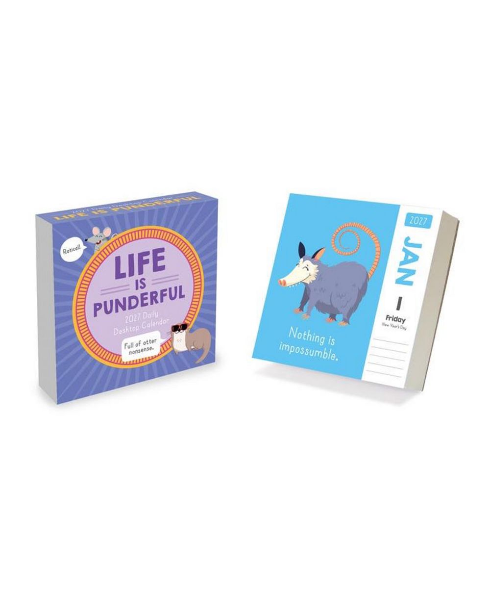 TF Publishing Paper Goods настольный календарь 2027 Puns of Fun