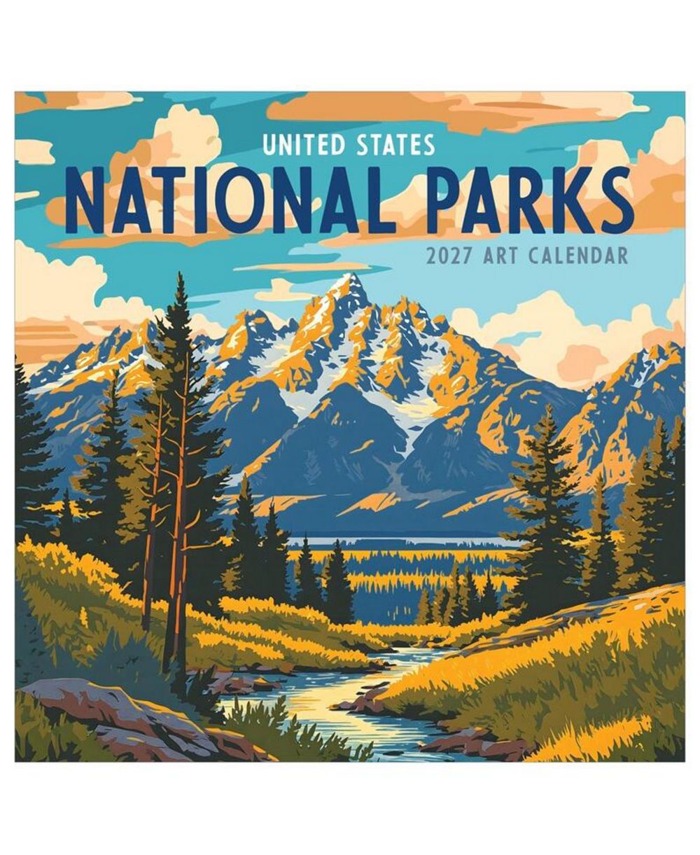 TF Publishing Paper Goods 2027 National Parks-Art Wall Calendar