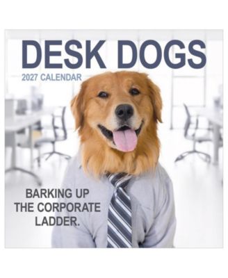 TF Publishing Paper Goods 2027 Desk Dogs Wall Calendar