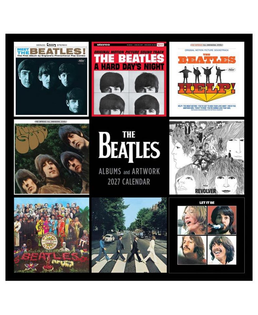 Настенный календарь TF Publishing Paper Goods 2027 The Beatles Albums and Artwork