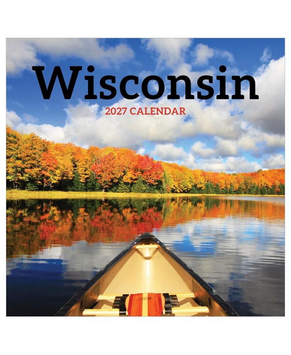 TF Publishing Paper Goods 2027 Wisconsin Wall Calendar