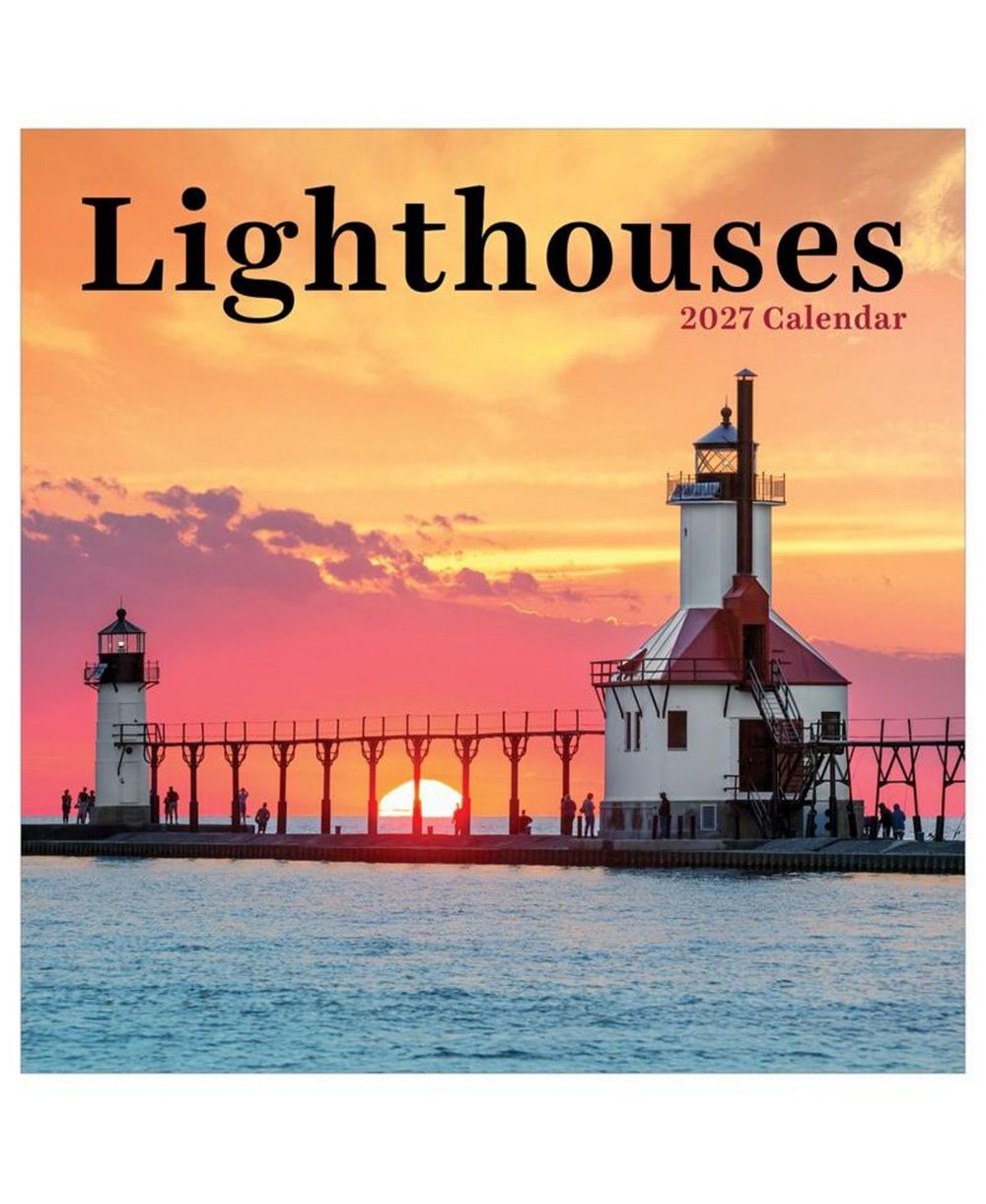 TF Publishing Paper Goods 2027 Lighthouses Wall Calendar