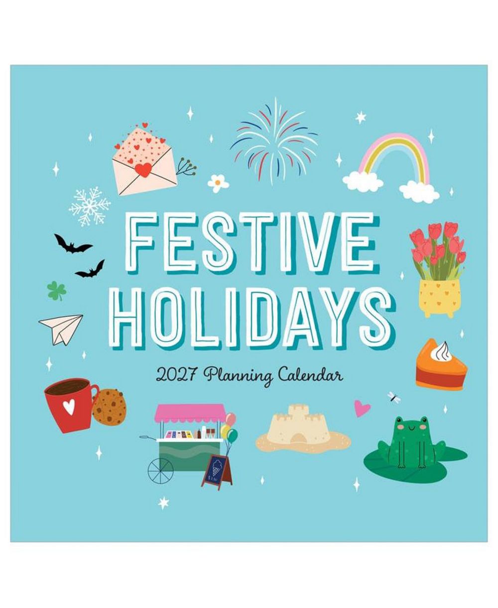 Настенный календарь TF Publishing Paper Goods 2027 Festive Holiday Themes