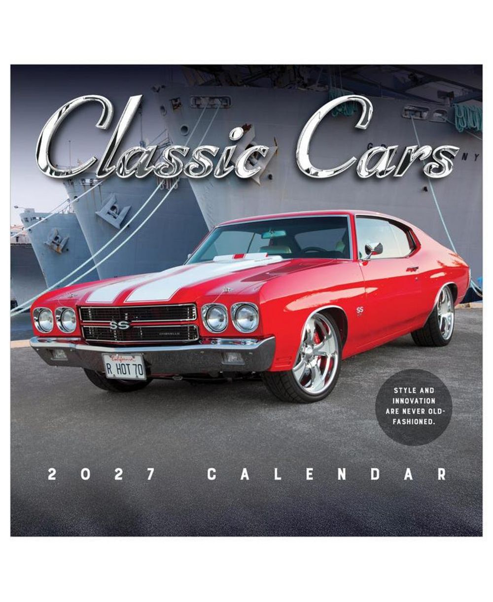 Настенный календарь TF Publishing Paper Goods 2027 Classic Cars