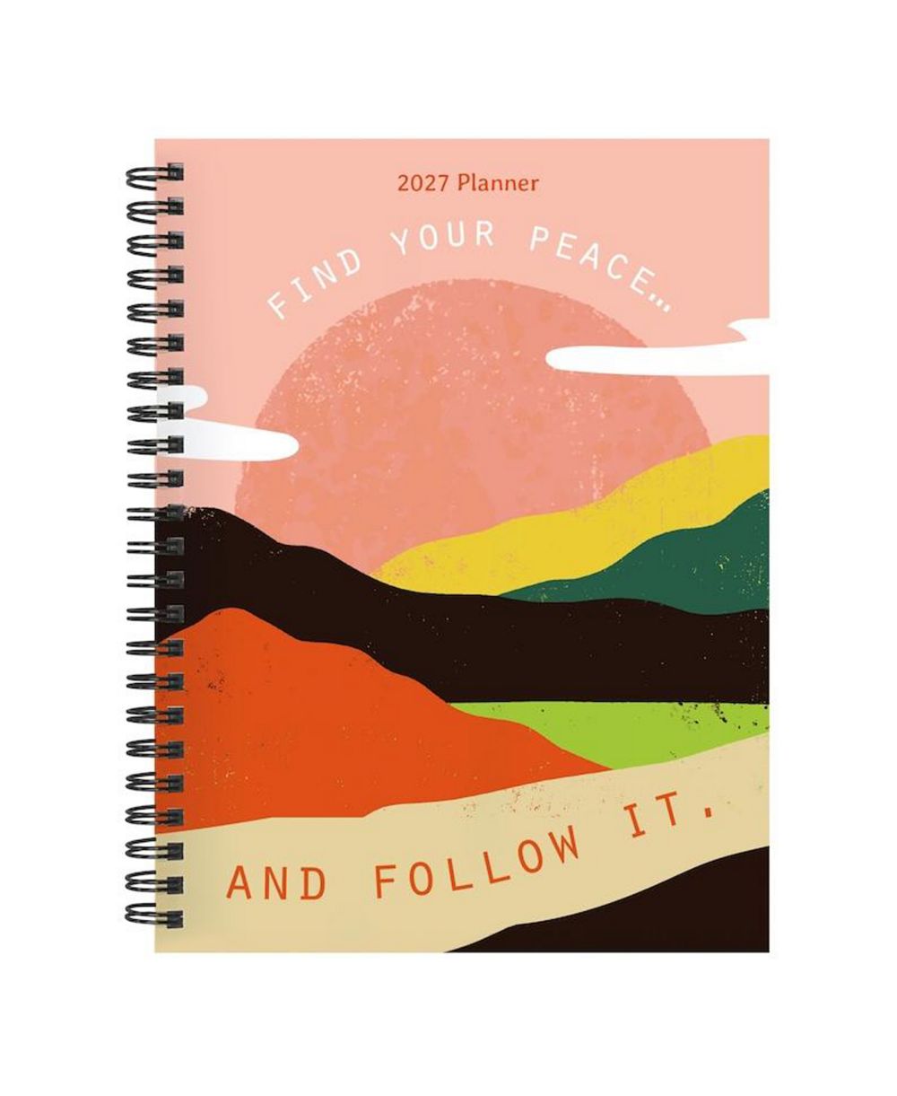 TF Publishing Paper Goods 2027 Mahogany Medium Weekly Monthly Planner