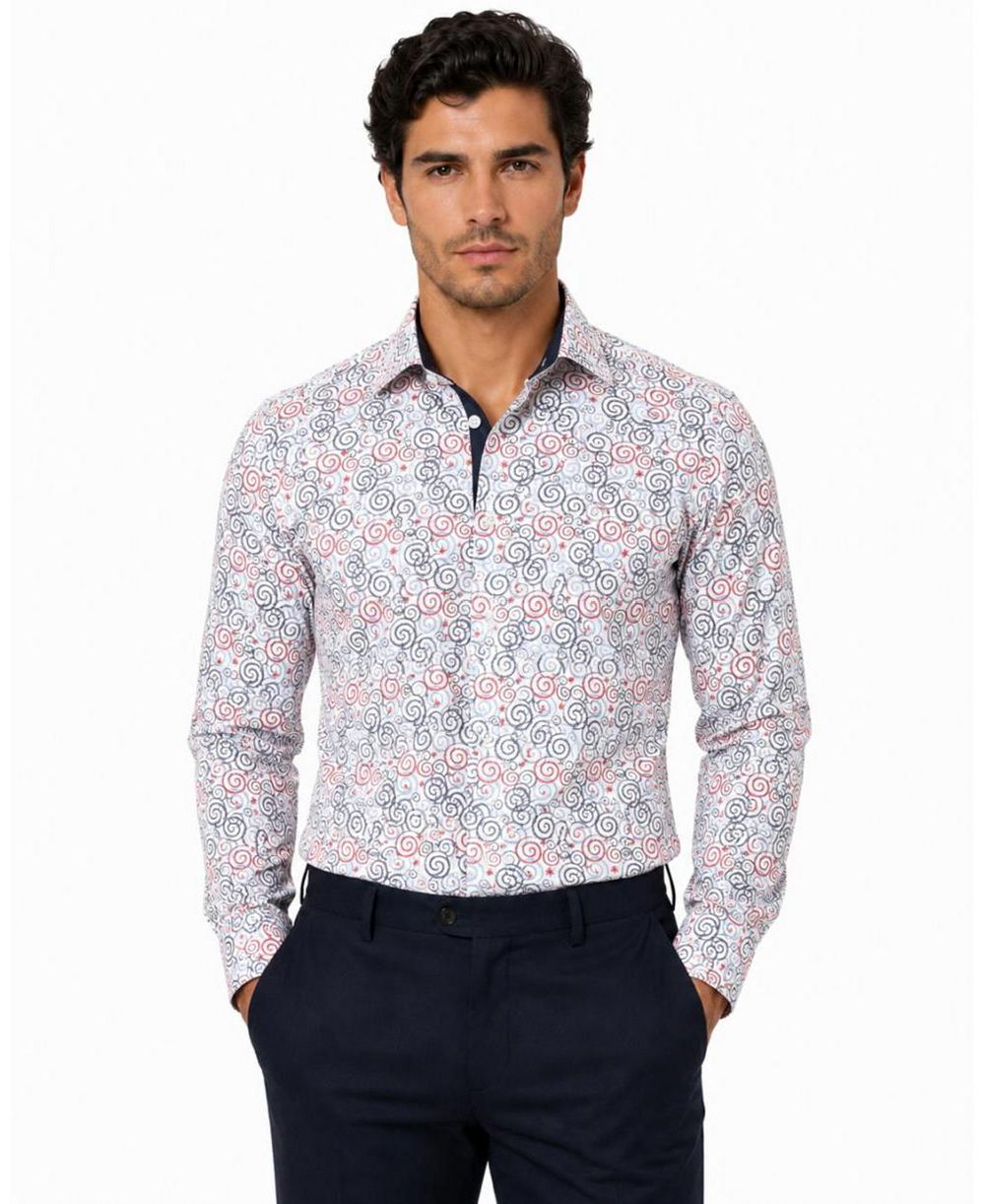 Мужская рубашка Elie Balleh Slim Fit Button-Down
