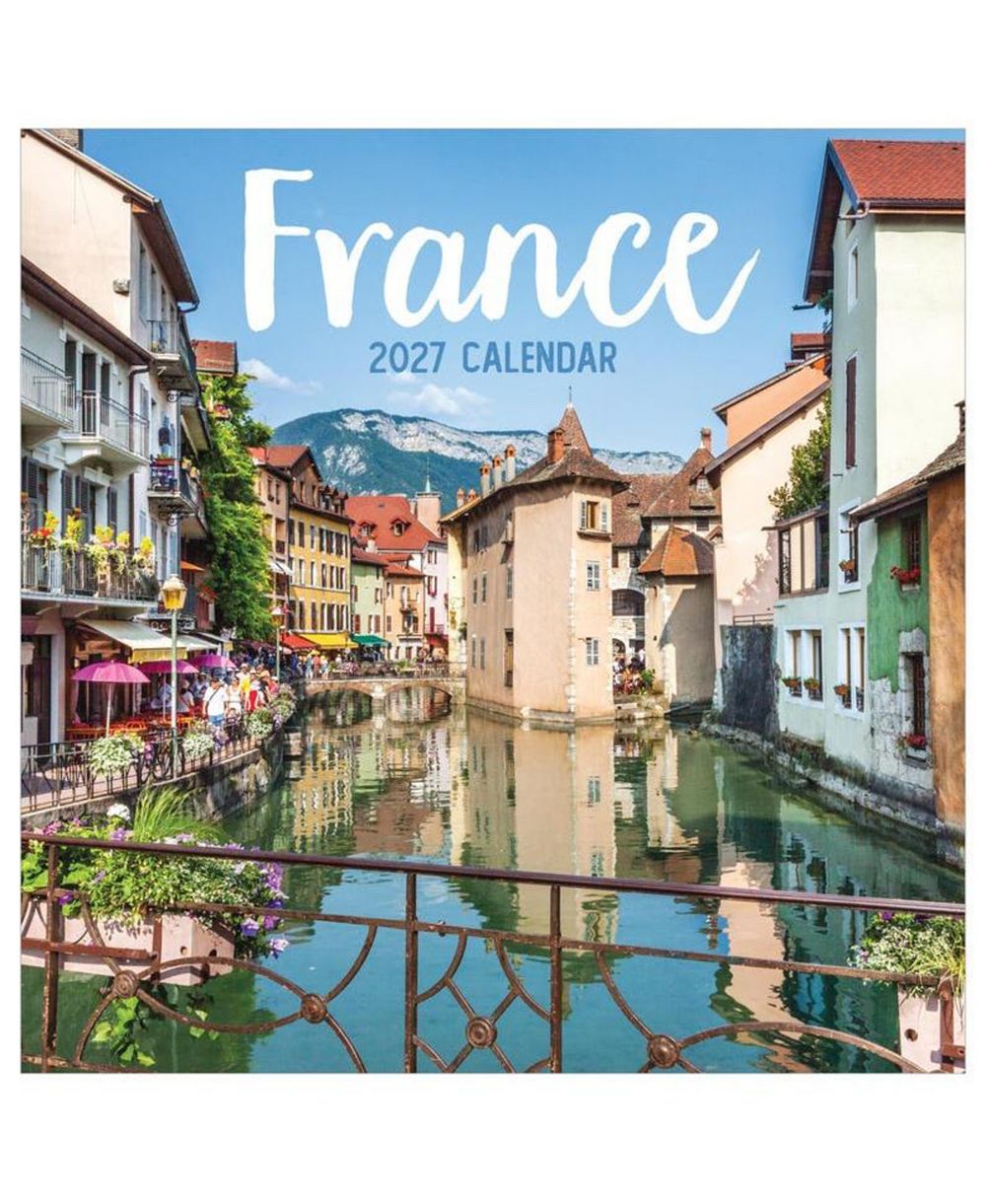 TF Publishing Paper Goods 2027 France Wall Calendar