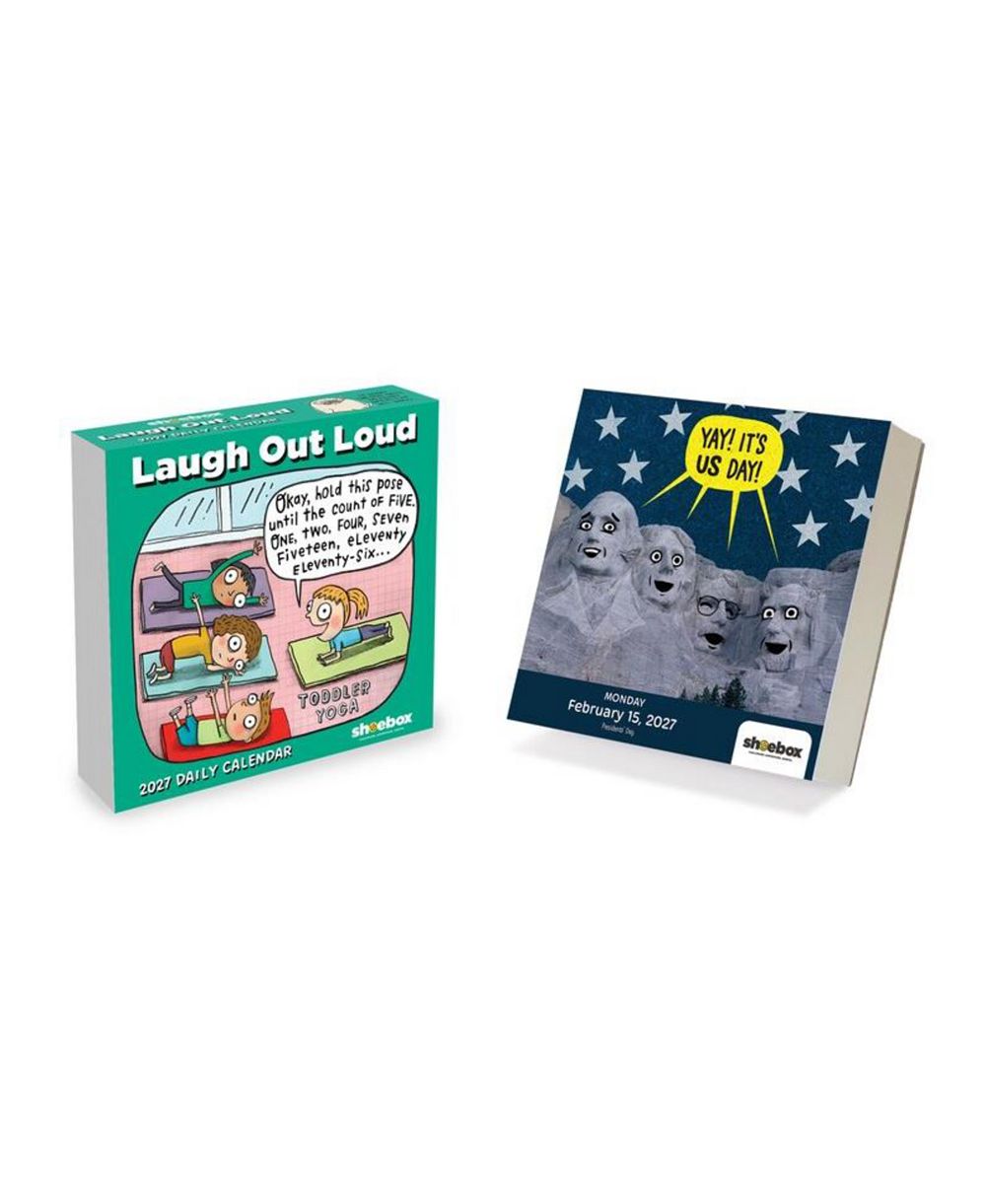 TF Publishing Paper Goods 2027 Shoebox Daily Desktop Calendar