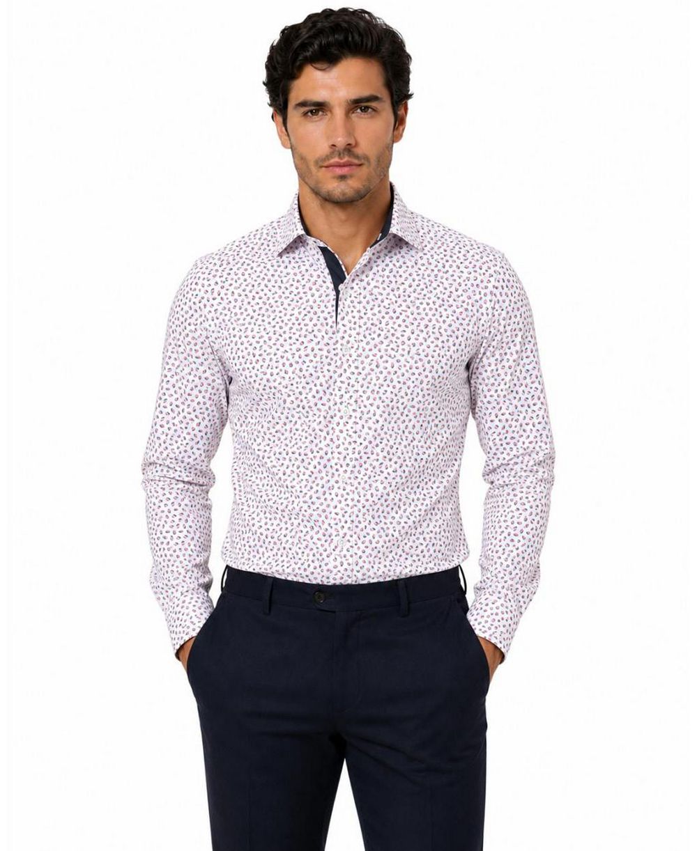 Мужская классическая рубашка Elie Balleh Slim Fit с элегантным дизайном