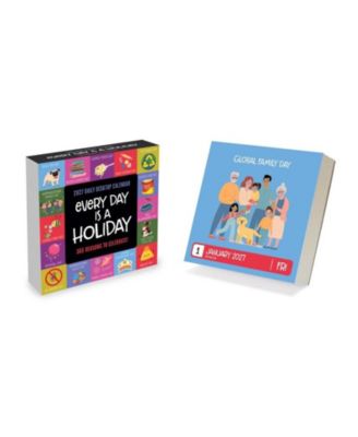 TF Publishing Paper Goods 2027 Every Day's A Holiday Daily Desktop Calendar