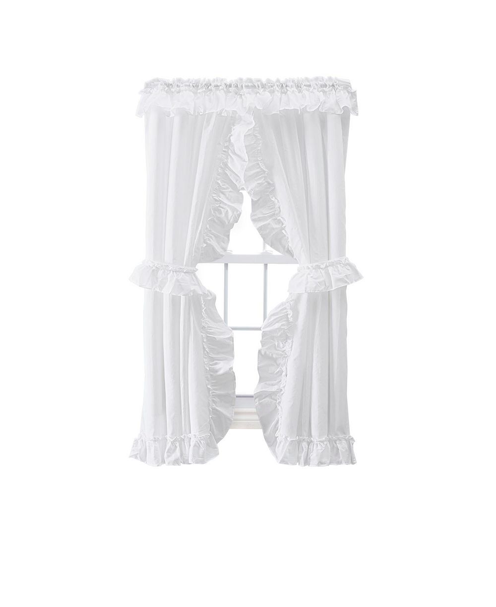 Портеры штор Ellis Curtain Polyester Cotton Stacey Ruffled Prscilla с подхватами