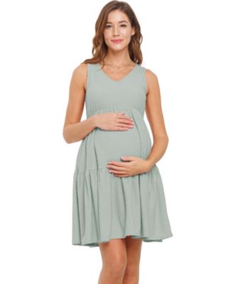 Женское платье Hello Miz Swiss Dot Sleeveless Tiered с карманами