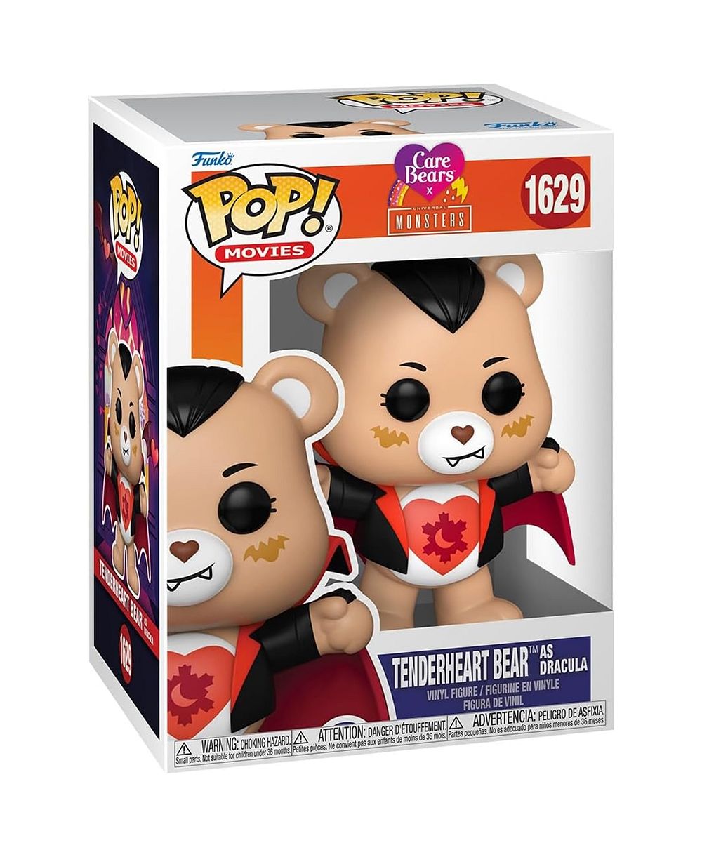 Funko Pop! Care Bears X Universal Monsters Tenderheart Bear as Dracula 3.75" Виниловая Фигурка, 8+