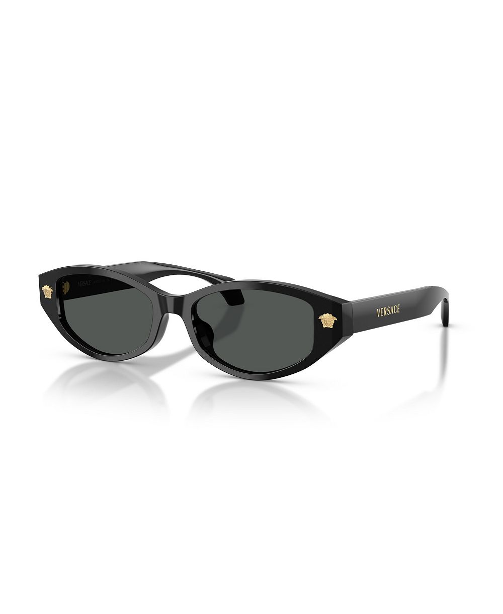 Versace Women's Cat Eye Acetate Low Bridge Sunglasses VE4512D