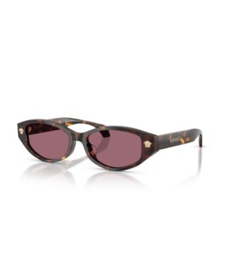 Женские солнцезащитные очки Versace кошачий глаз с низкой переносицей VE4512D