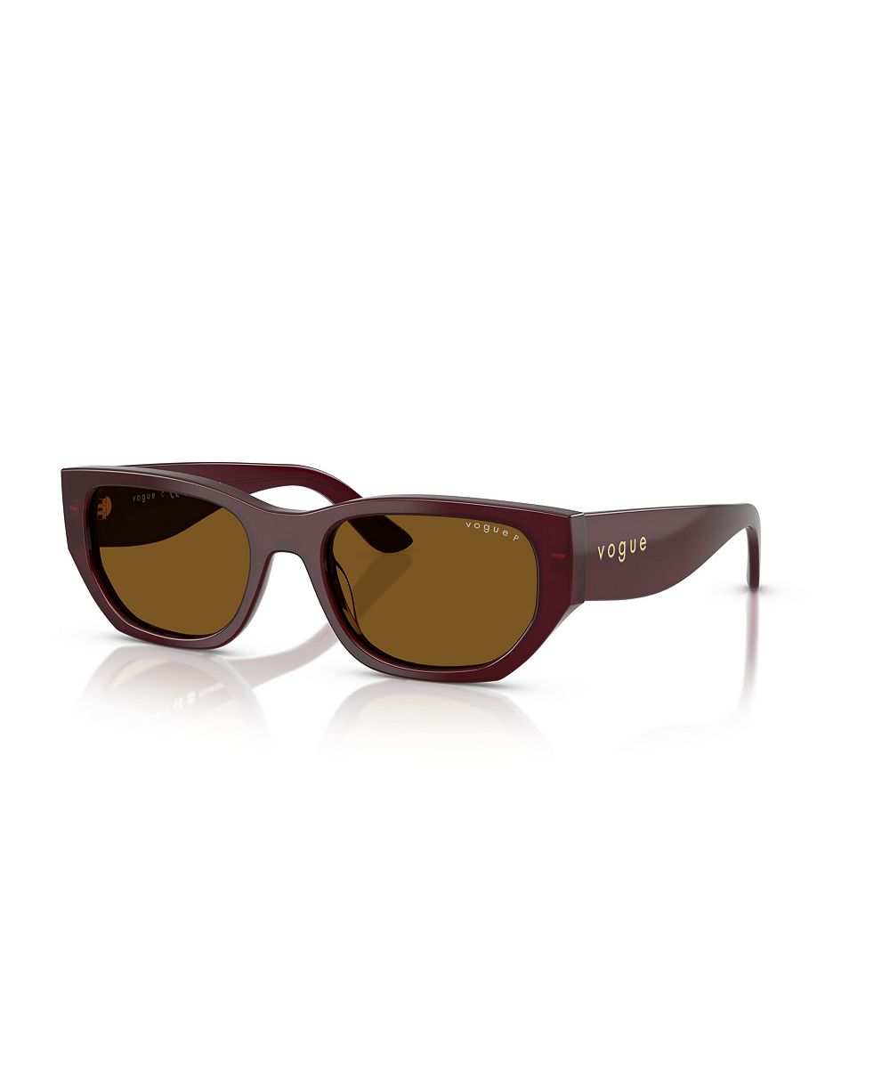 Vogue Eyewear Women's Polarized Rectangle Sunglasses VO5586S