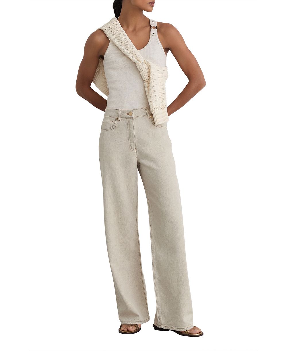 REISS Women's Febe Wide-Leg Jean