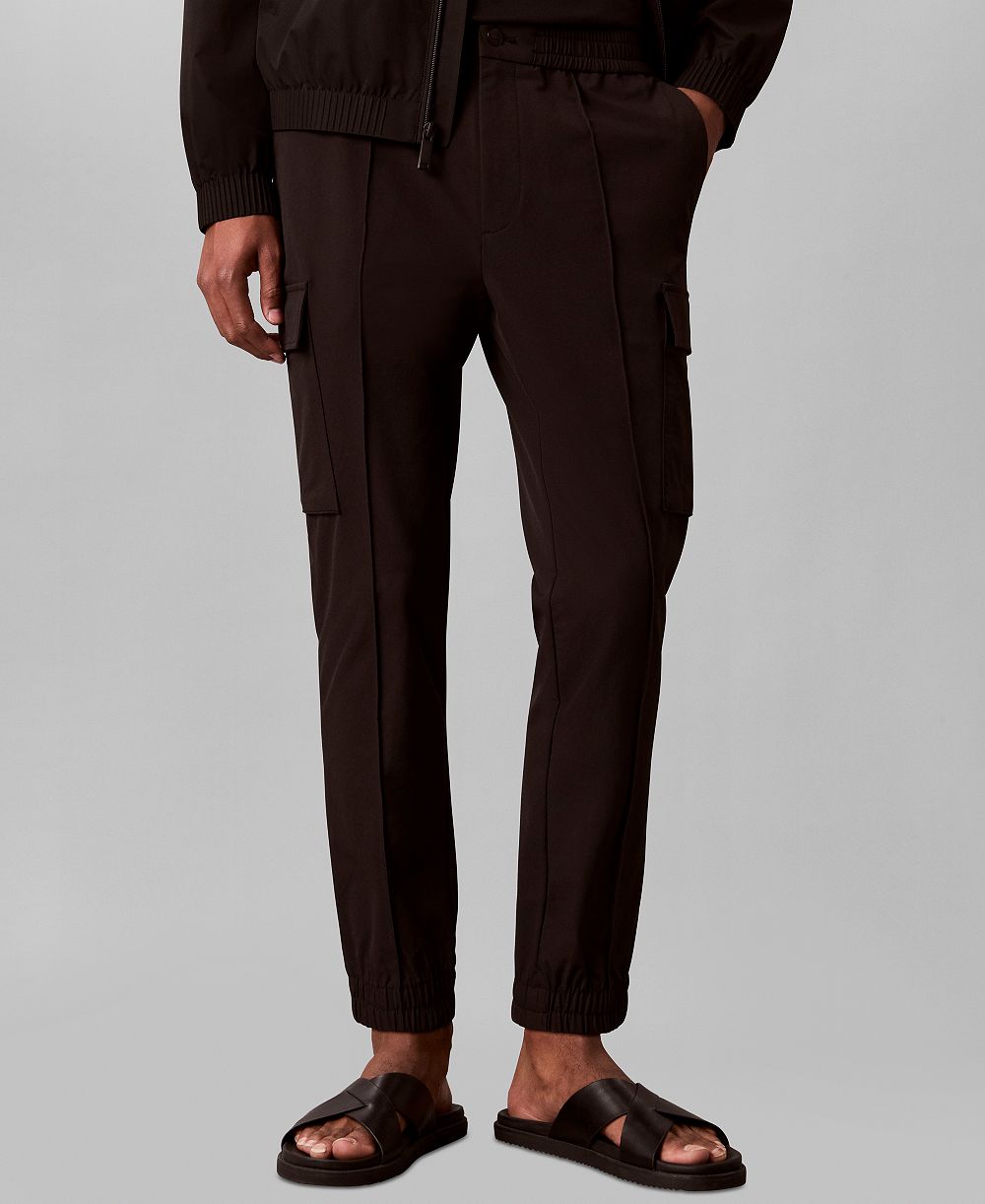 Calvin Klein Мужские брюки карго Tech Dobby Slim-Fit