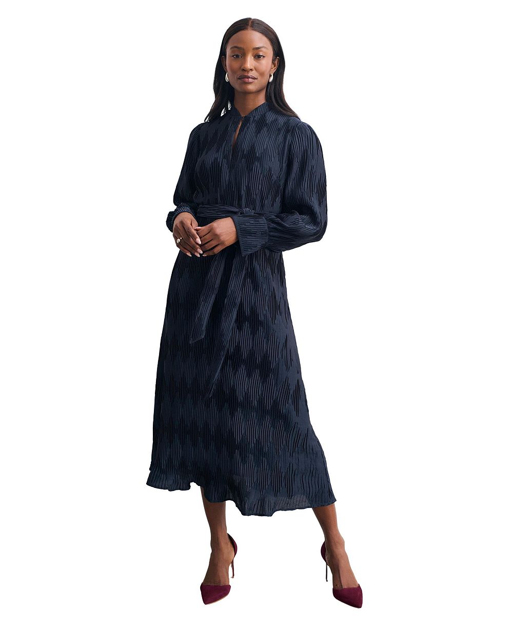 Женское платье The Fold Women's Aurellie Long Sleeve Tie Waist
