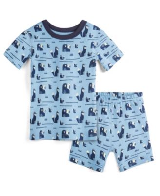 Mightly Toddler 5T - 2T Fair Trade 100% Organic Cotton Tight Fit Shortie Pajamas, 2-Piece Set