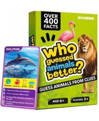 Quokka Who Guess It Better 50-Card Game, Ages 6+