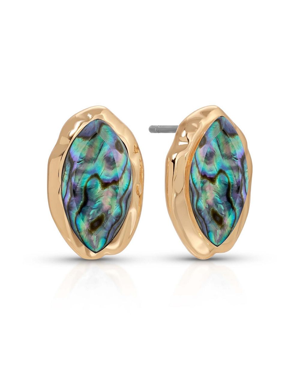 Серьги-гвоздики ETTIKA Abalone Luxe Mini Studs