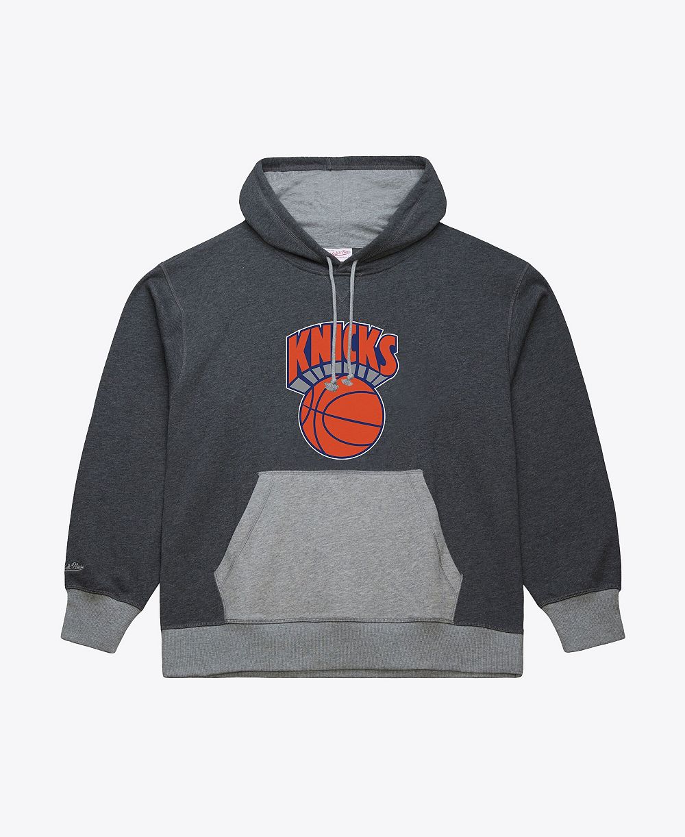 Mitchell & Ness Men's Charcoal New York Knicks Legacy Vintage Fleece Hoodie