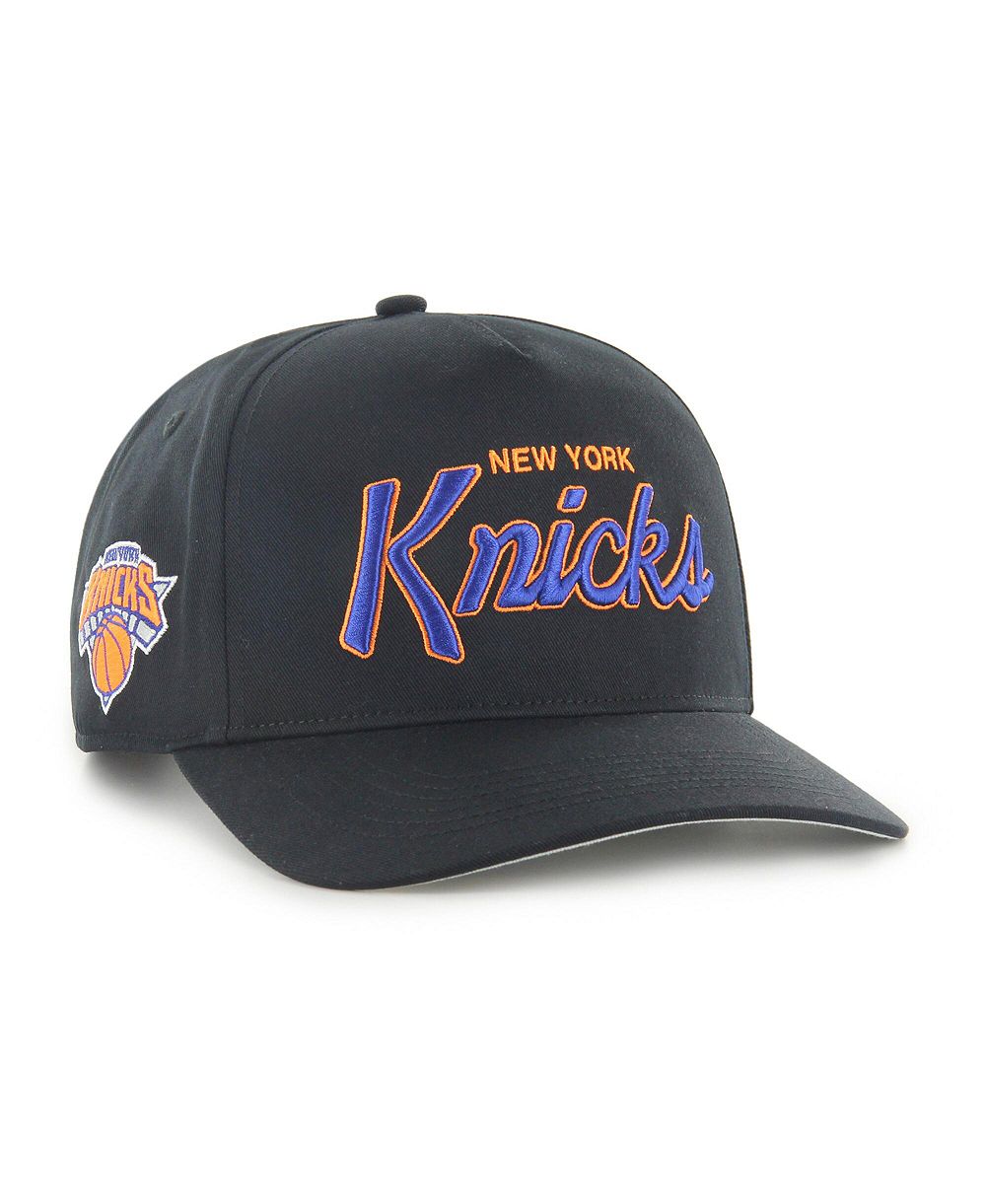 Мужская регулируемая кепка '47 Brand Black New York Knicks Crosstown Hitch
