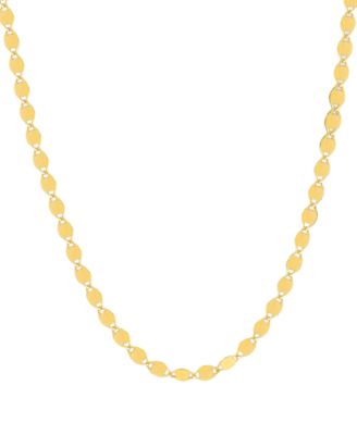 Золотая цепь Italian Gold Leaf 20" Necklace, 10k Yellow Gold