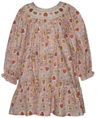 Bonnie Jean Girls' 2T-6X Long-Sleeve Dress