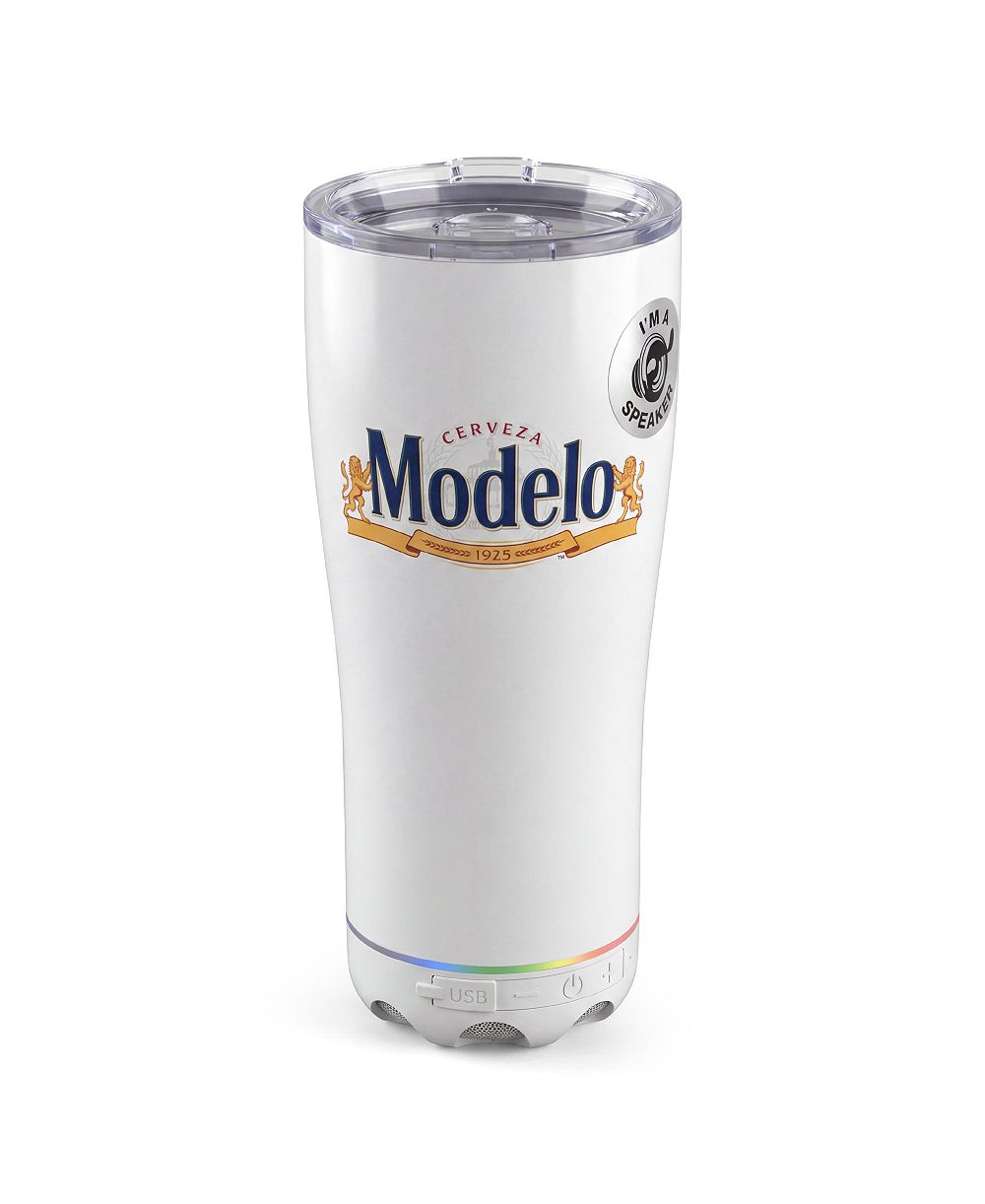 Термокружка Modelo 16oz Stainless Steel с Bluetooth-колонкой и LED-подсветкой