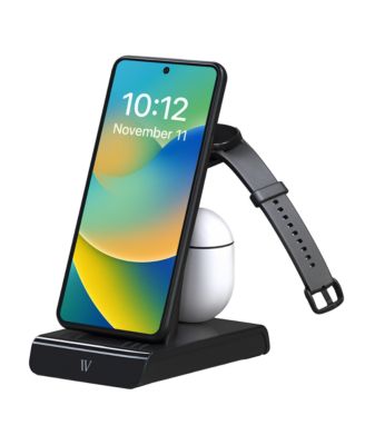 Универсальная зарядная станция Wasserstein 3-in-1 для Google Pixel, Buds и Watch 4 (41 и 45mm)