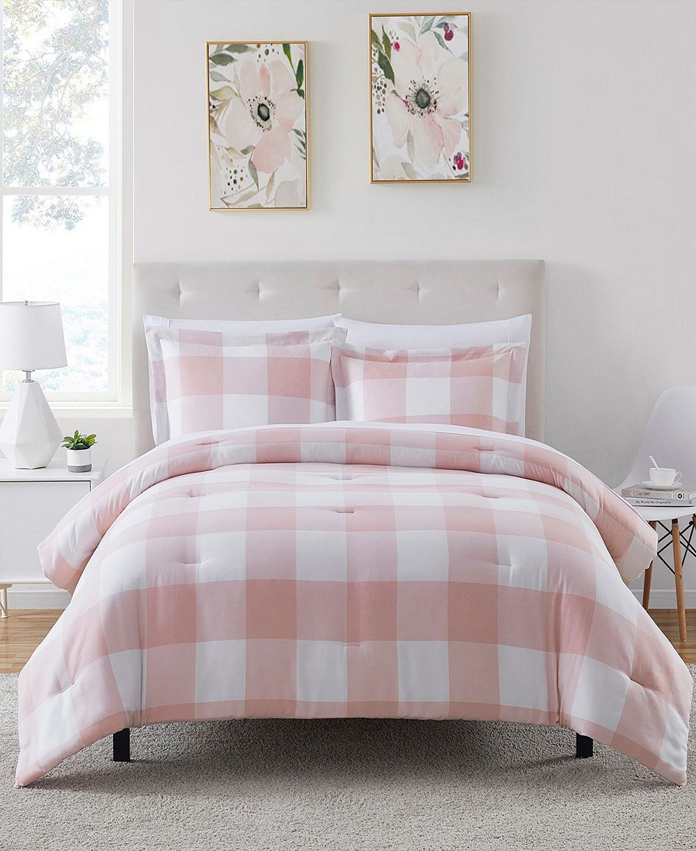 Sweet Home Collection Herringbone Weave Buffalo Check комплект постельного белья из 7 предметов, Queen