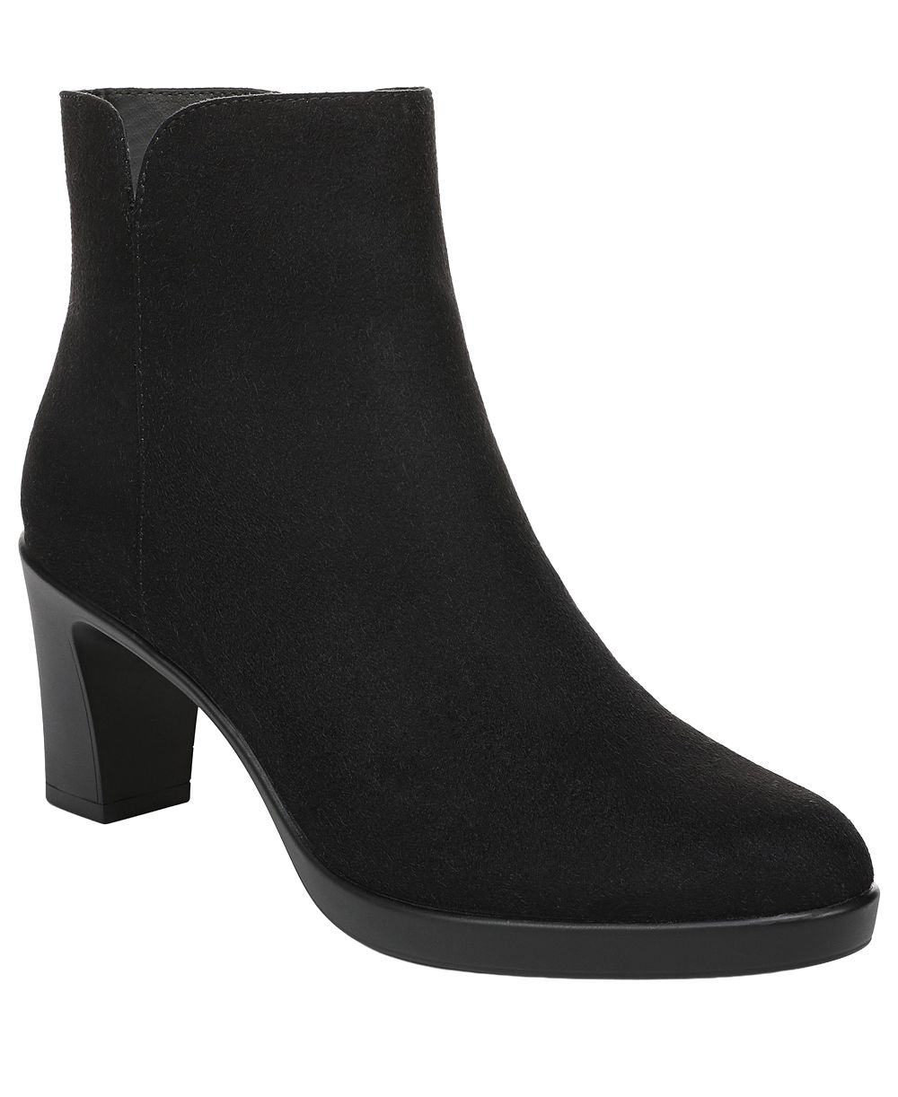 LifeStride Women's Eloise Zip Short Block Heel Booties