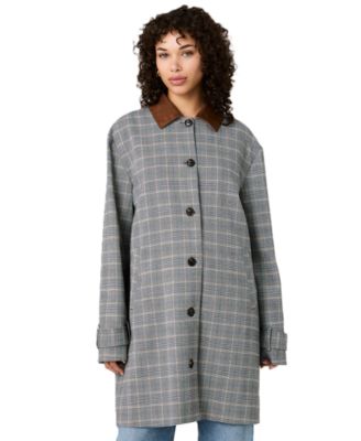 French Connection Женский удлиненный жакет Midi Collared Relaxed Oversized
