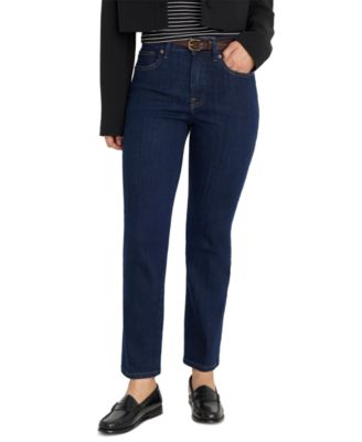 Good American Women's Mid-Rise Straight-Leg Jeans, Regular & Plus Size