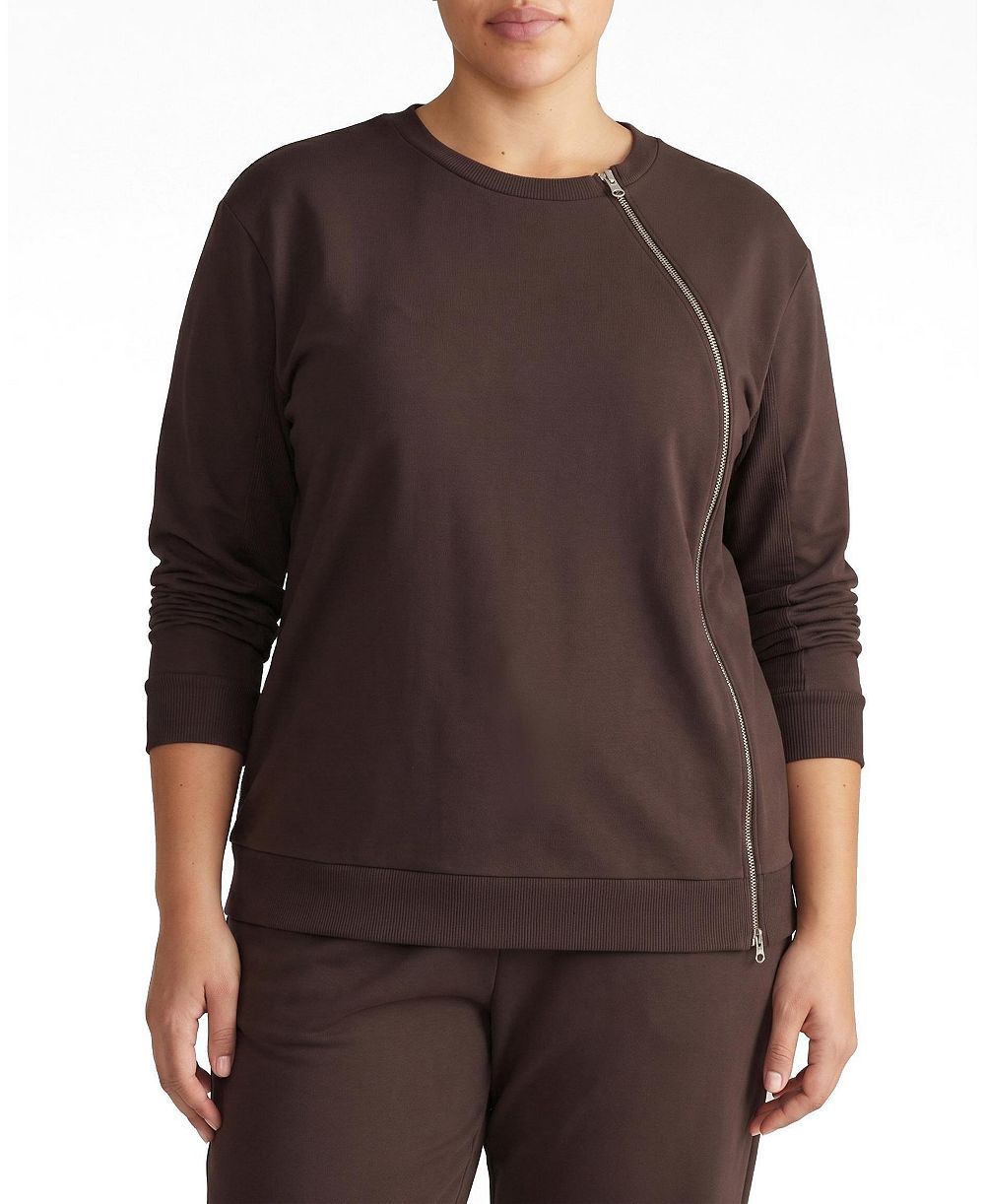 Свитшот Universal Standard Plus Size Meridien Zip