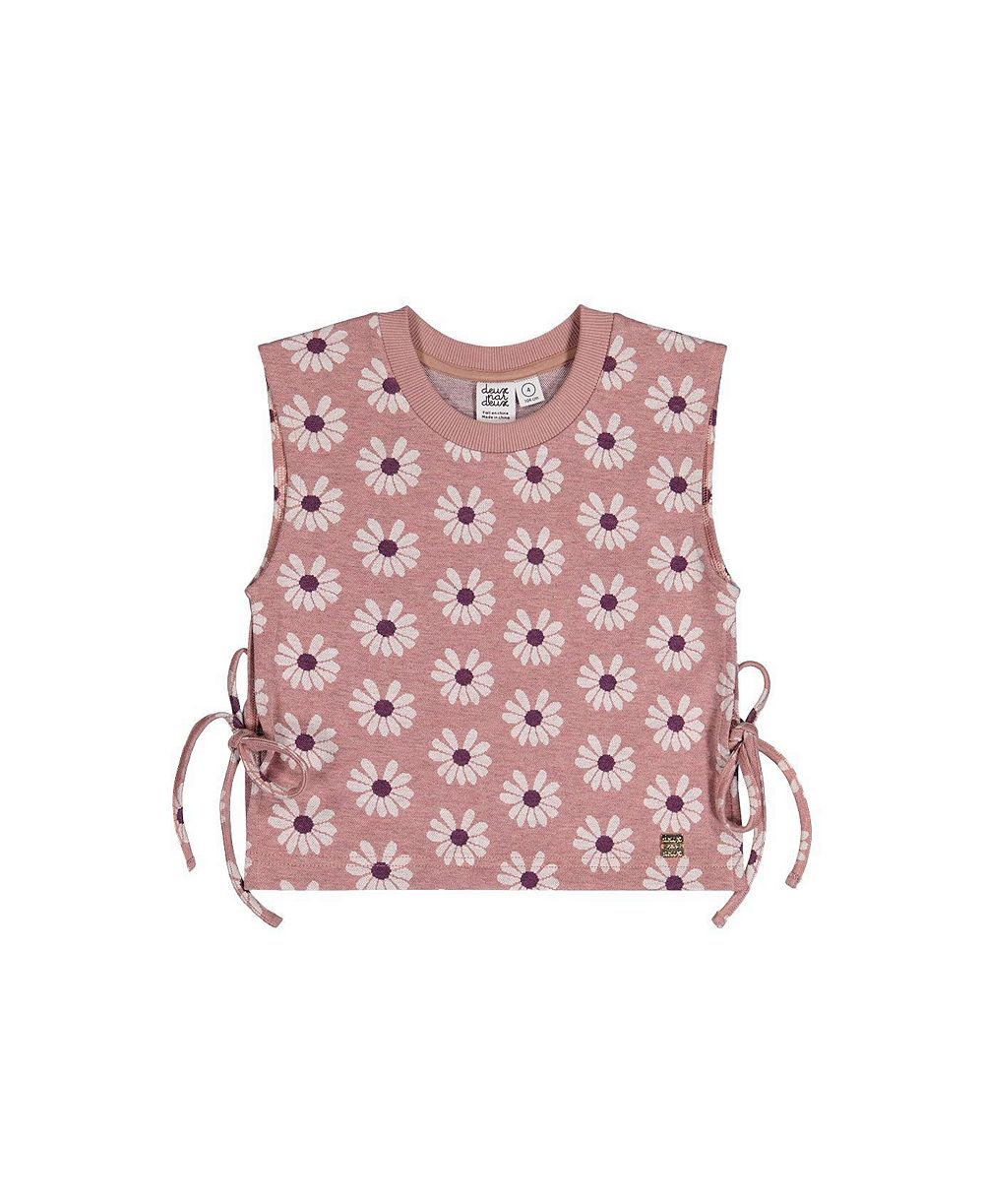 Жилет Deux par Deux Toddler Girl 2T - 5T Jacquard Printed Flowers