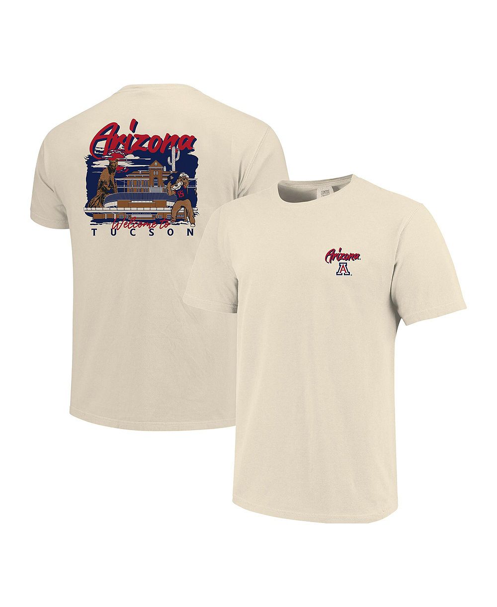 Мужская футболка Image One Arizona Wildcats Comfort Colors с ручным рисунком