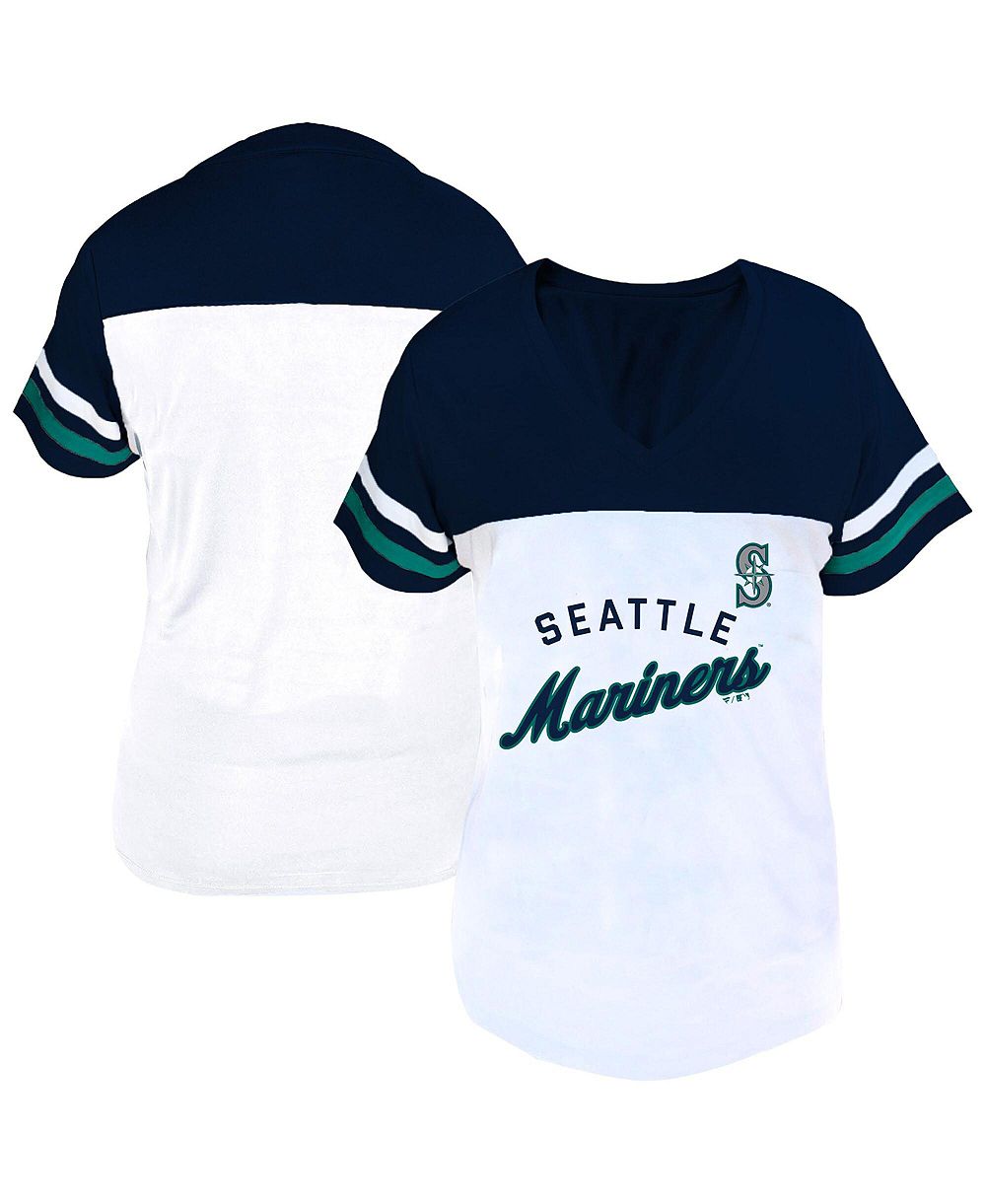 Женская футболка Fanatics Seattle Mariners Plus Size V-Neck