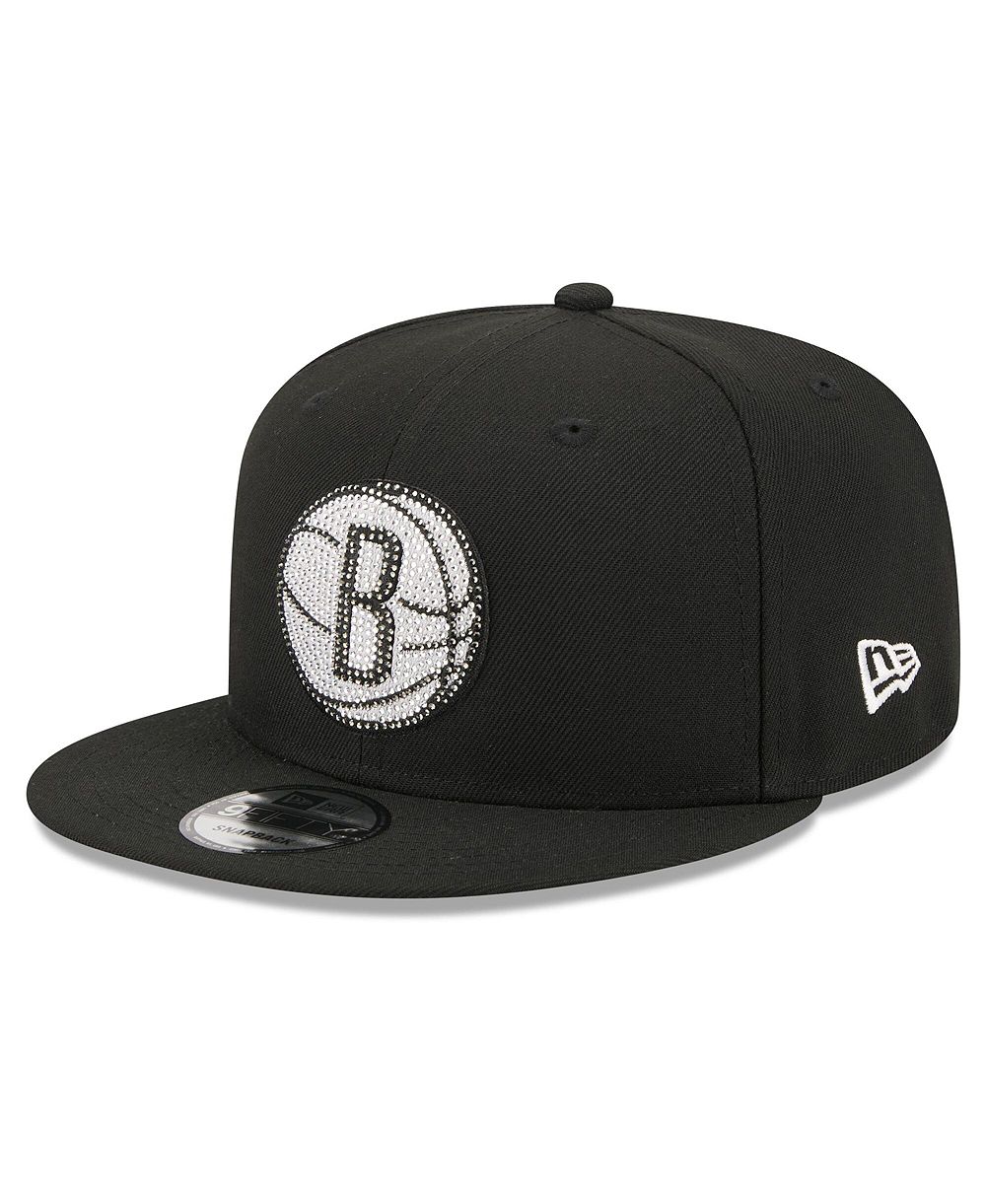 Мужская кепка New Era Brooklyn Nets 2026 NBA Draft Crystal 9FIFTY Snapback, черная