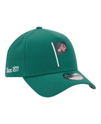 Мужская регулируемая кепка New Era Atlanta Braves Pin Seeker 9FORTY A-Frame Green