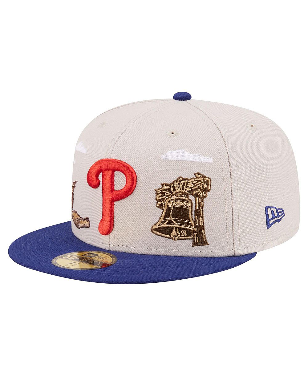 New Era Мужская кепка 59FIFTY fitted Khaki Philadelphia Phillies City Icon
