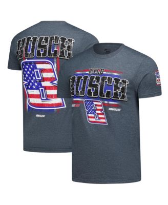 Мужская футболка Classic Ink Heather Gray Kyle Busch 3-Spot Lifestyle T-Shirt
